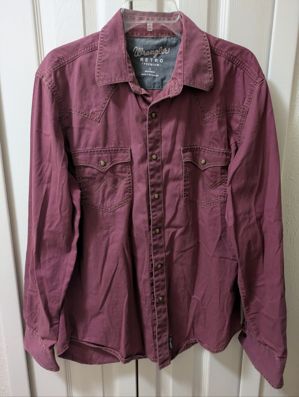 Wrangler Retro Pearl Snap Western Shirt